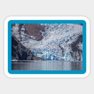 USA. Alaska. Huge Glacier. Sticker